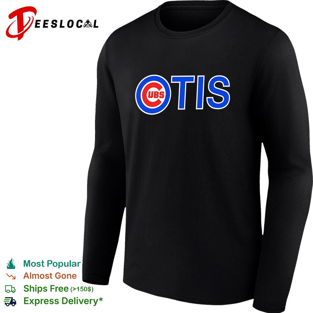 Cubs Otis Chicago Cubs Major League Baseball logo parody team name shirt