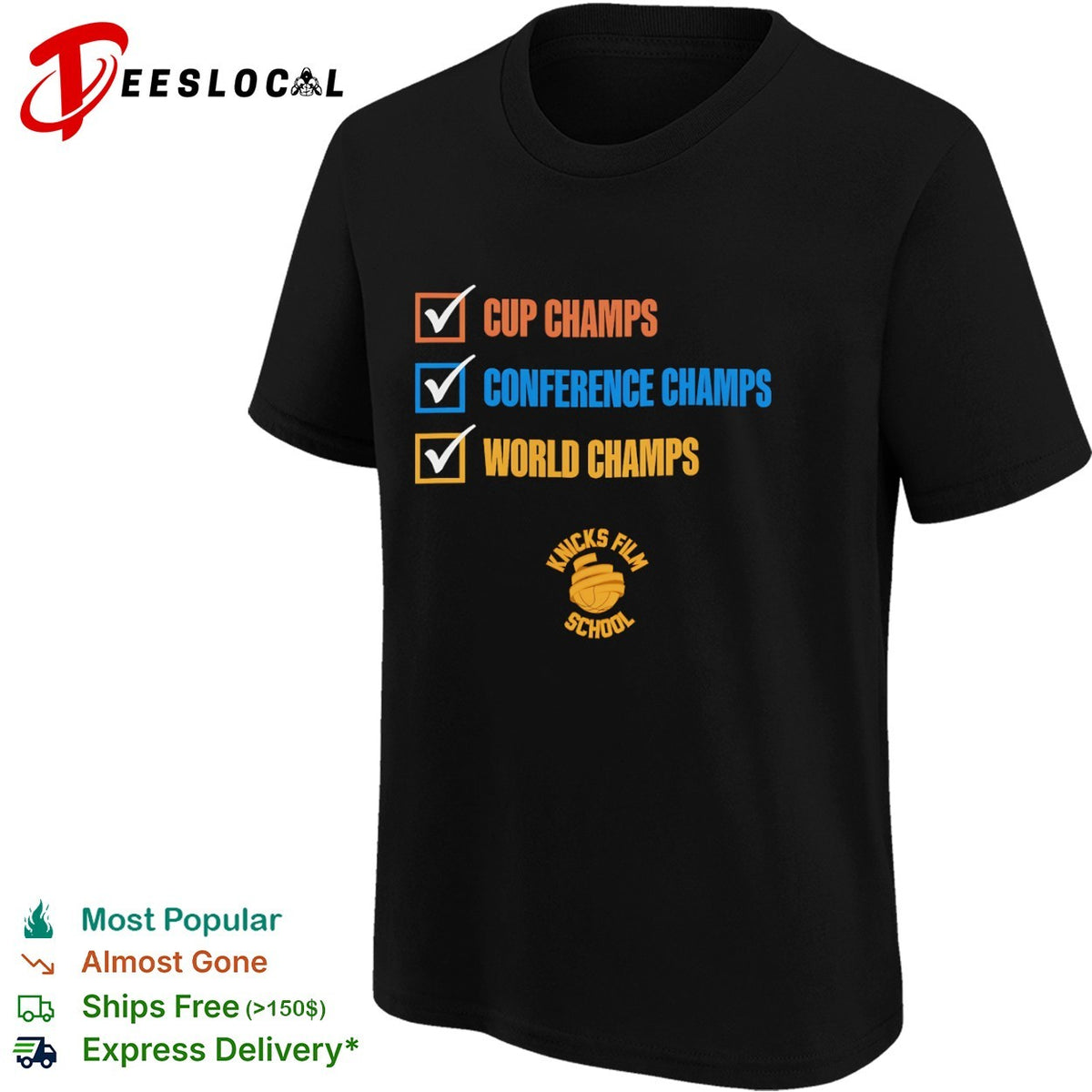 Cup Champs Conference Champs World Champs Knicks Film School shirt