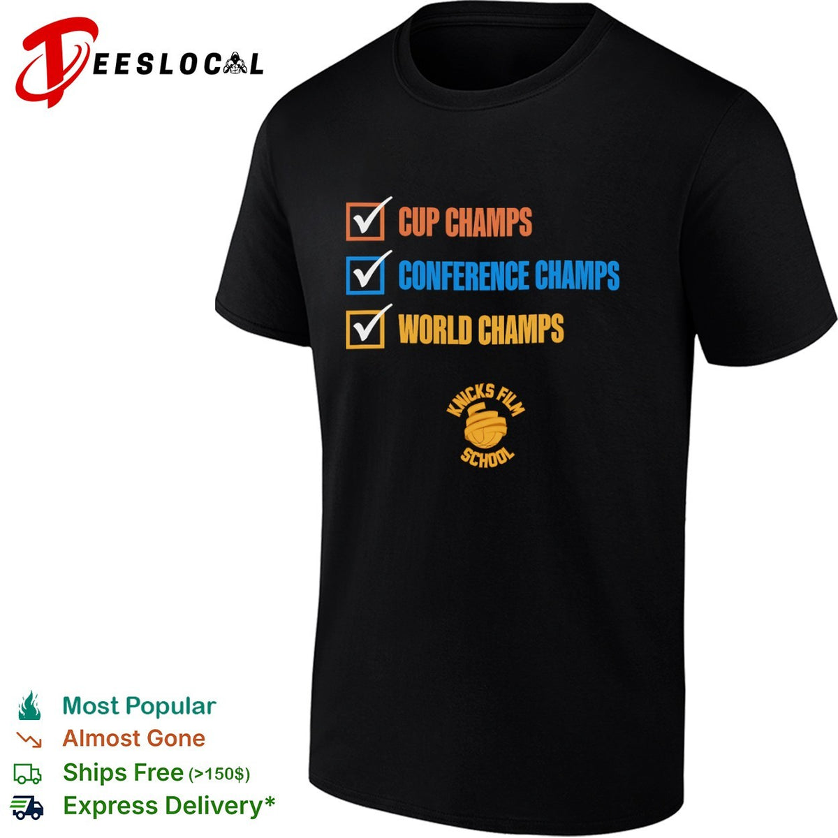 Cup Champs Conference Champs World Champs Knicks Film School shirt