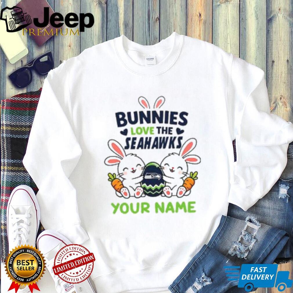Custom Seahawks Easter Bunny Stuffed T Shirt