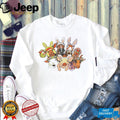 Cute Easter Farm Animals Bunny Ears T Shirt