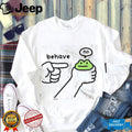 Cute Frog Behave No Funny Toad Meme Animal Graphic T Shirt