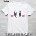 Cute Pink Character Face Minimalist Graphic T Shirt