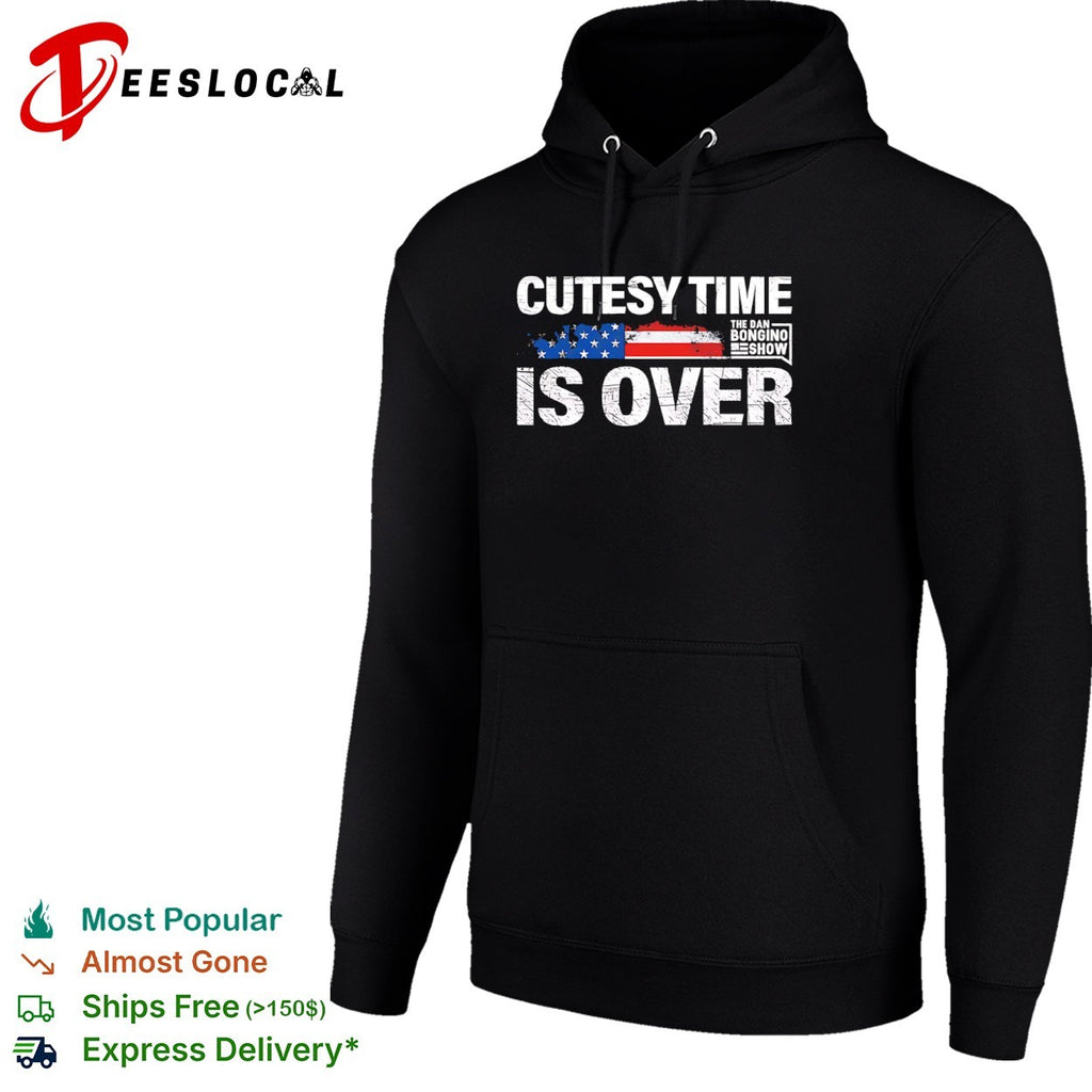 Cutesy time is over the Dan Bongino show American flag shirt