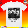 Rip Kyle Busch 1985-2026 Kyle Busch Tribute T-shirt