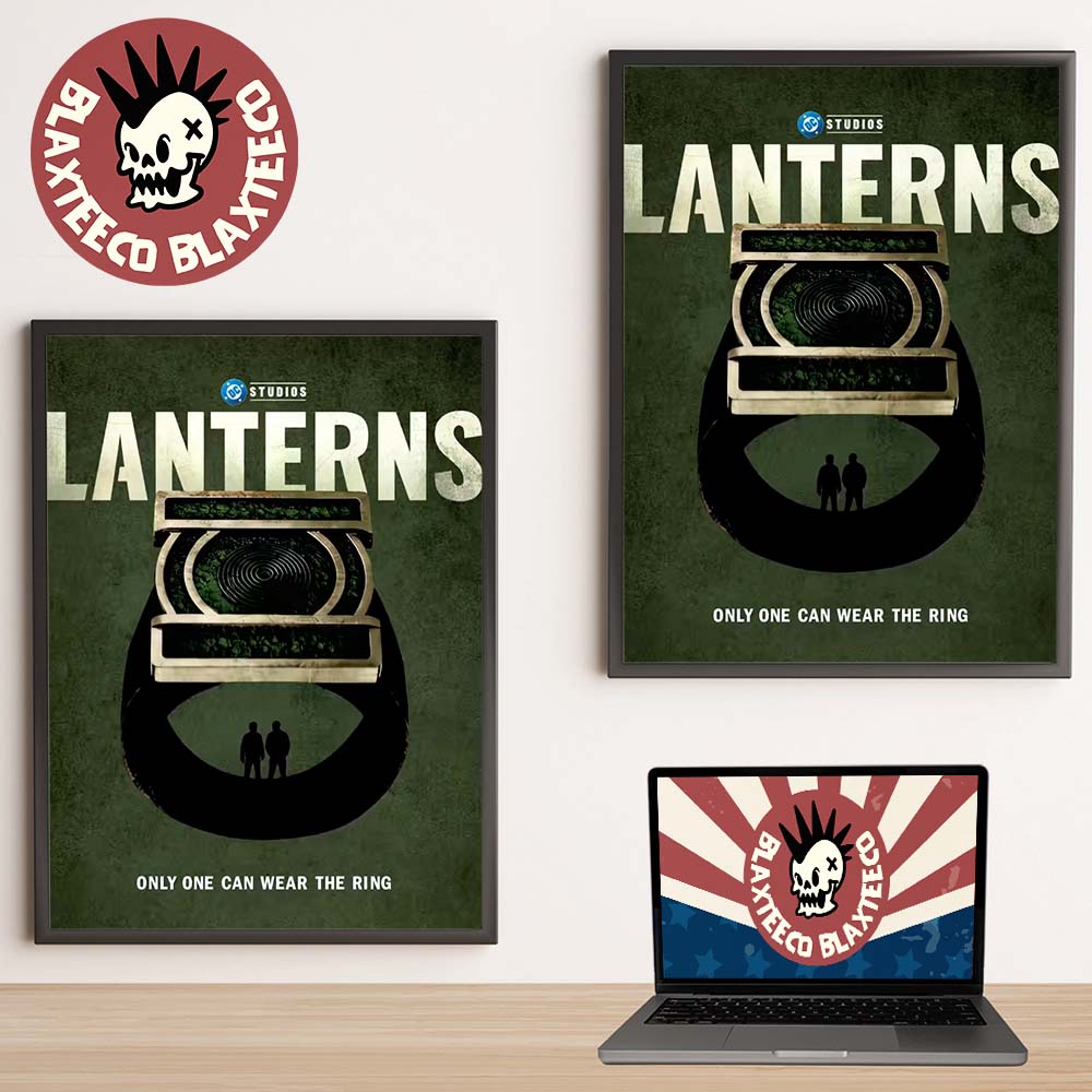 DC Studios Lanterns Series Only One Can Wear The Ring Home Decor Poster Canvas