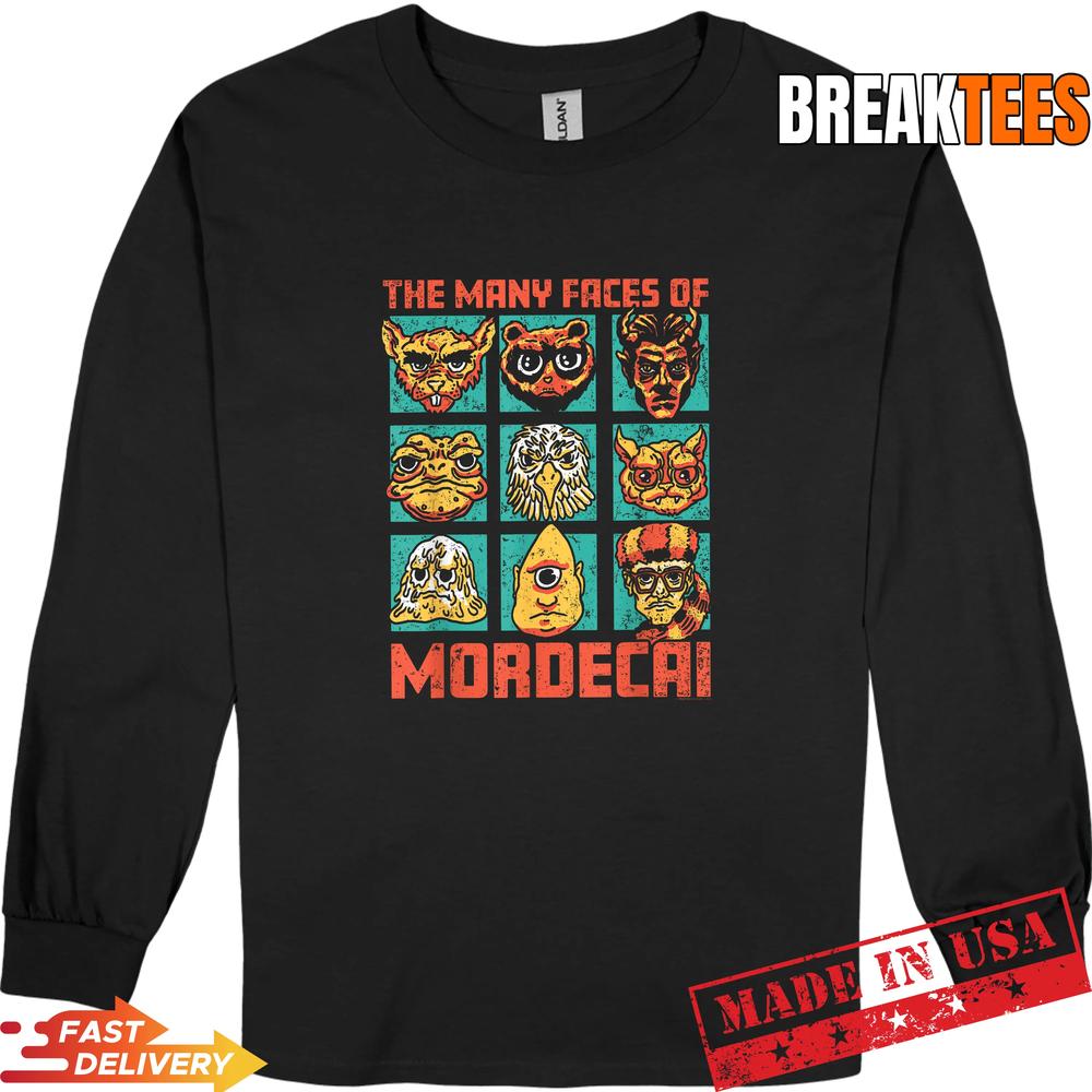 DCC Many Faces of Mordecai Grid Funny Gamer Series Book Shirt