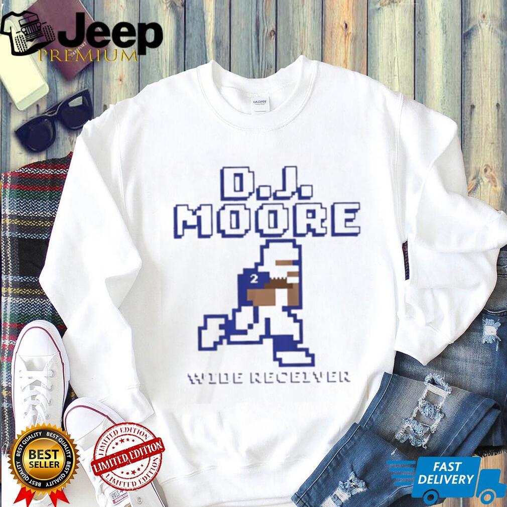 DJ Moore Wide Receiver 8 Bit Pixel Art Football T Shirt