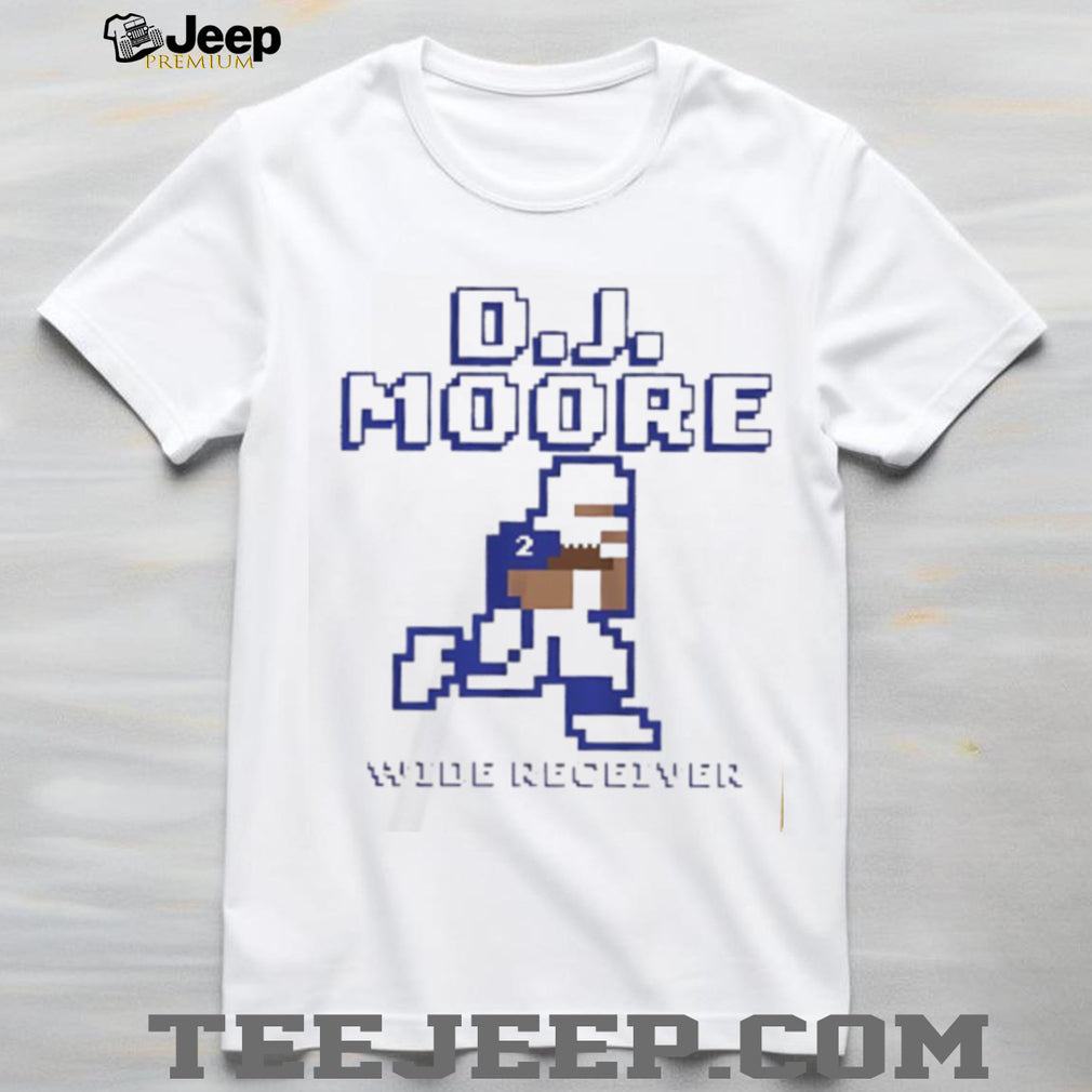 DJ Moore Wide Receiver 8 Bit Pixel Art Football T Shirt