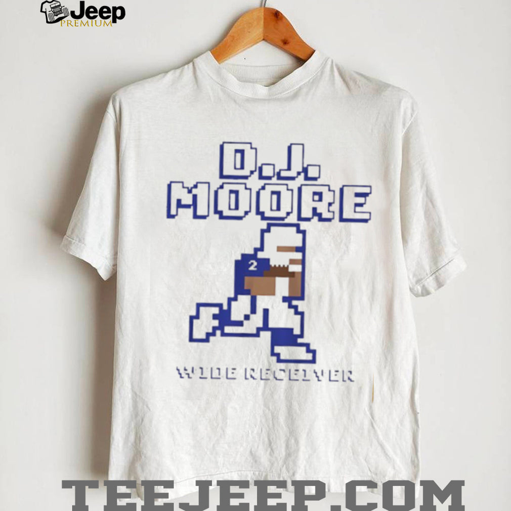 DJ Moore Wide Receiver 8 Bit Pixel Art Football T Shirt