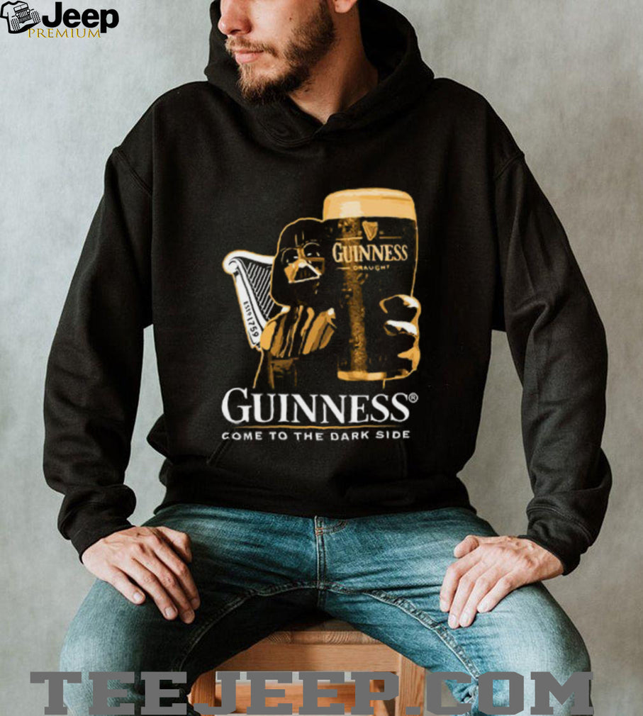Guinness Beer Come To The Dark Side Darth Vader Mashup T Shirt