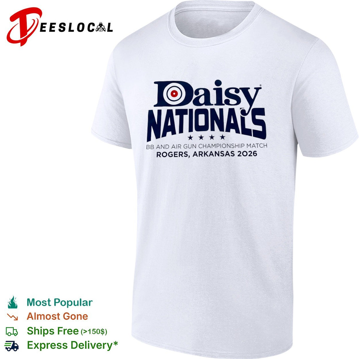 Daisy Nationals BB and Air Gun Championship Match Rogers Arkansas 2026 shirt