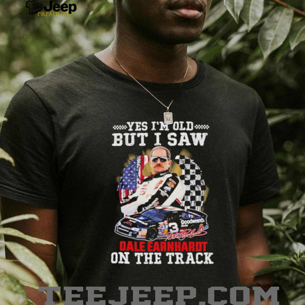 Dale Earnhardt NASCAR Racing Legend Retro Graphic T Shirt
