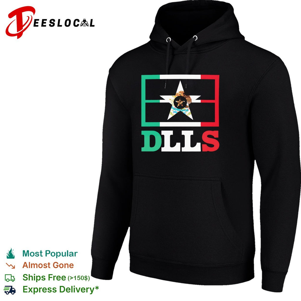 Dallas Cowboys Mexico DLLS flag mashup heritage city pride shirt