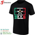 Dallas Cowboys Mexico DLLS flag mashup heritage city pride shirt