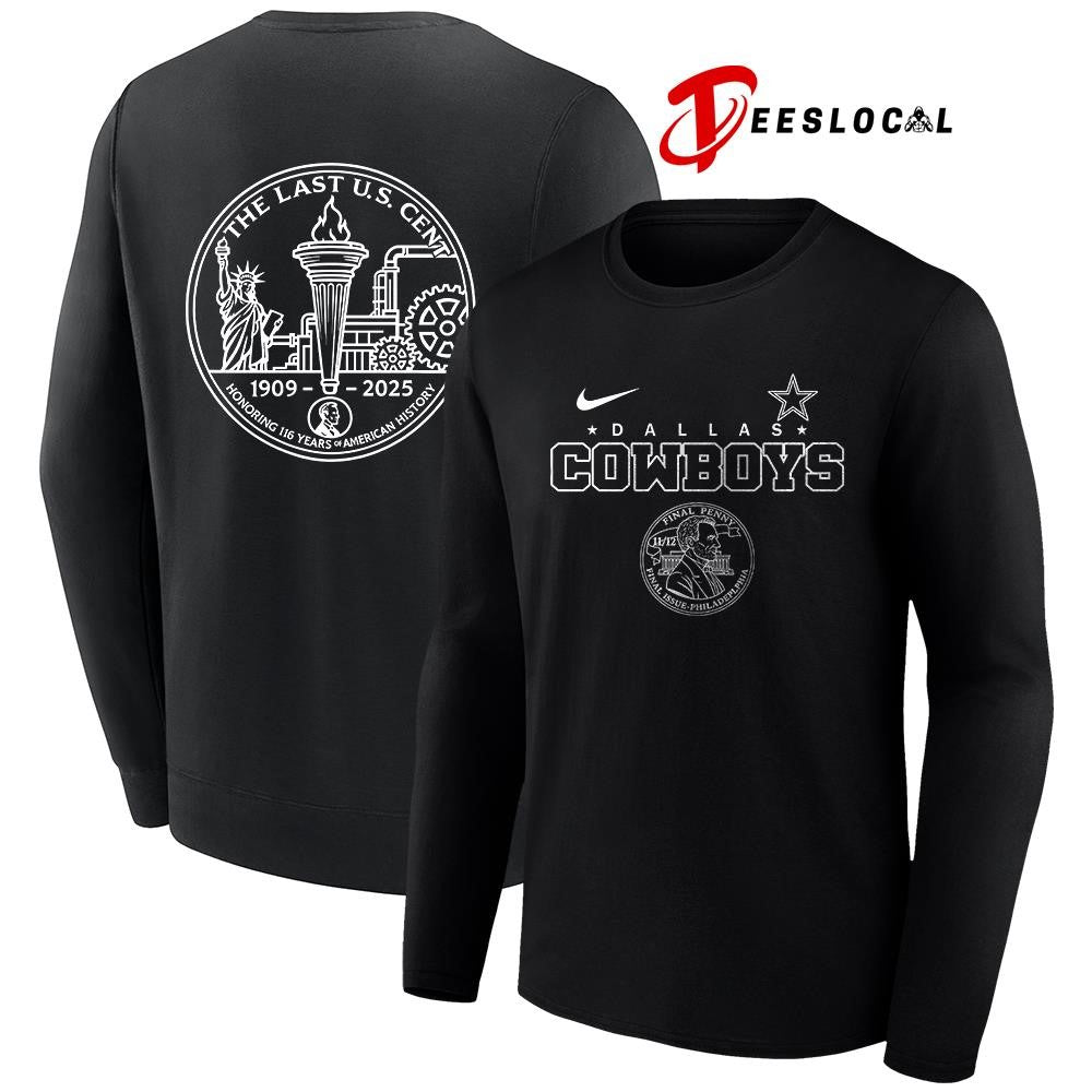 Dallas Cowboys the last US cent honoring 116 years of America history shirt