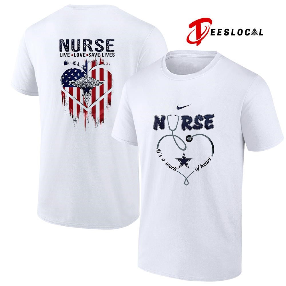 Dallas Cowboys x Army nurse it’s a work of heart shirt