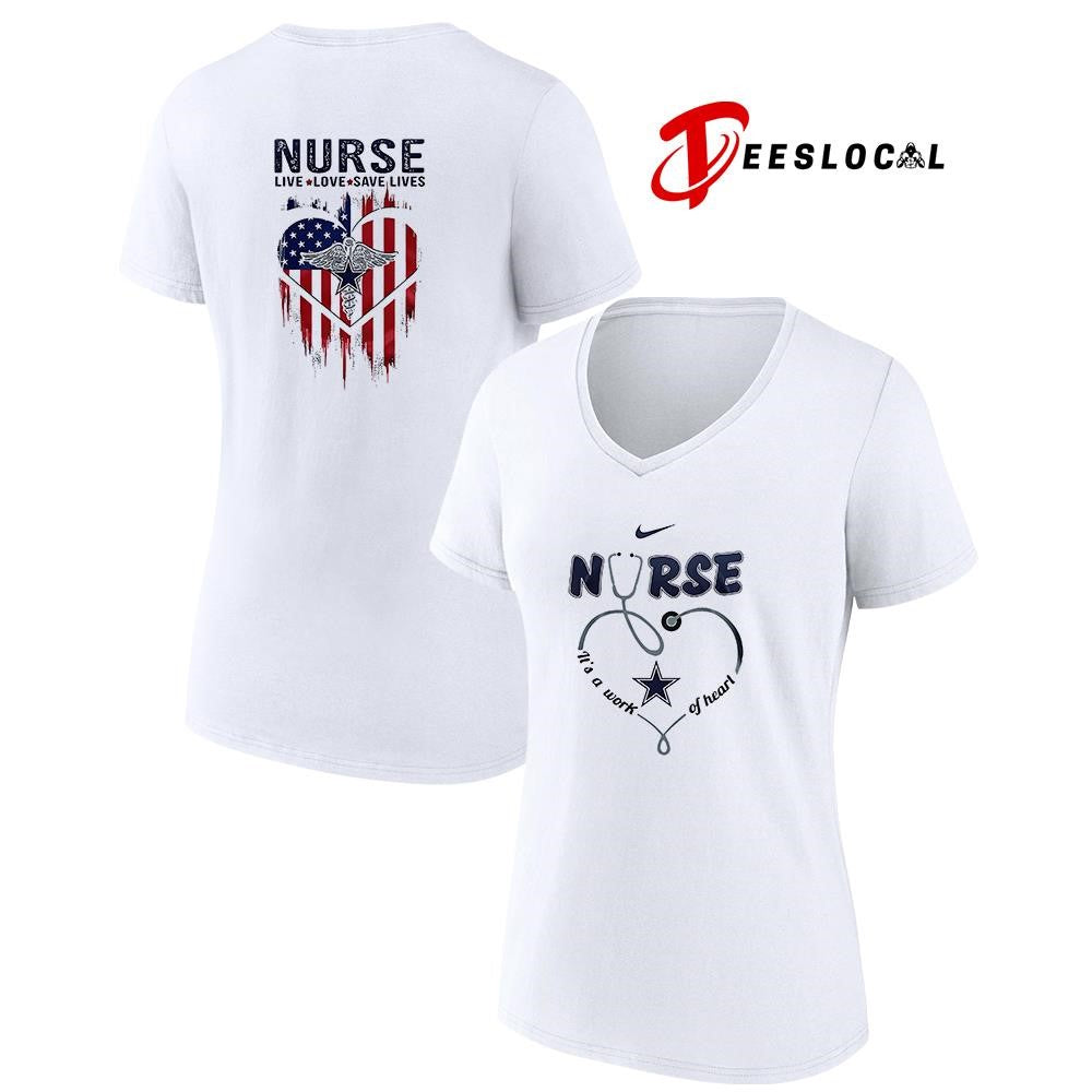 Dallas Cowboys x Army nurse it’s a work of heart shirt