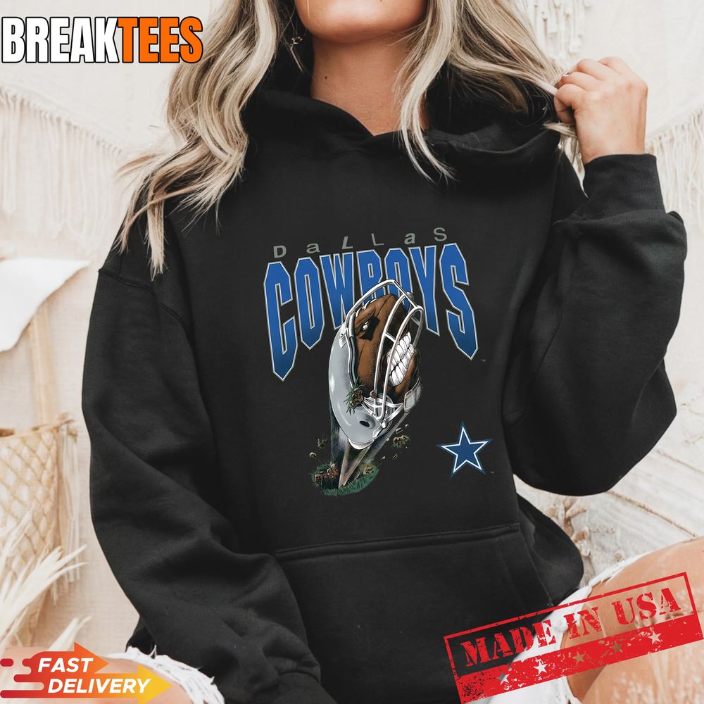 Dallas Football Helmet Graphic T-Shirt