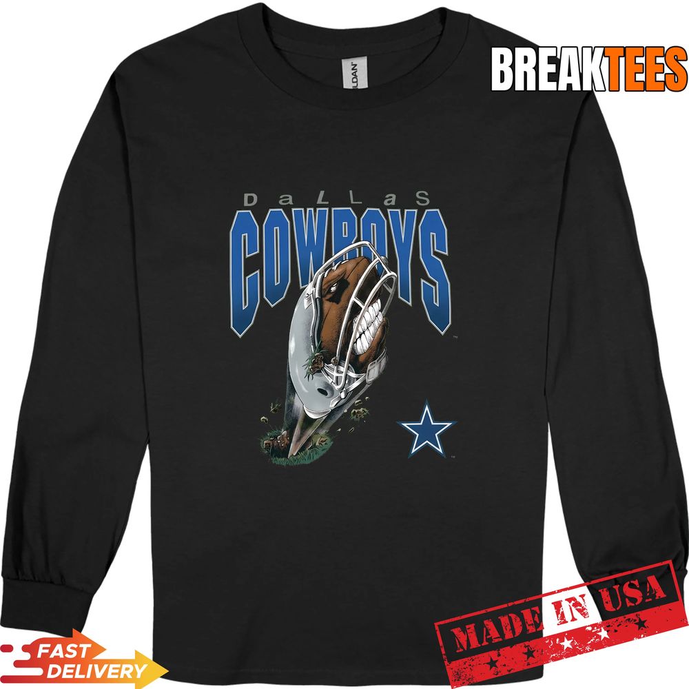 Dallas Football Helmet Graphic T-Shirt
