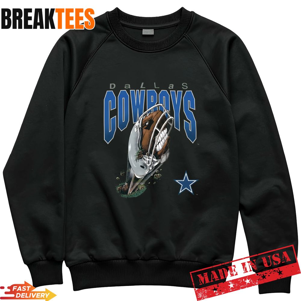Dallas Football Helmet Graphic T-Shirt