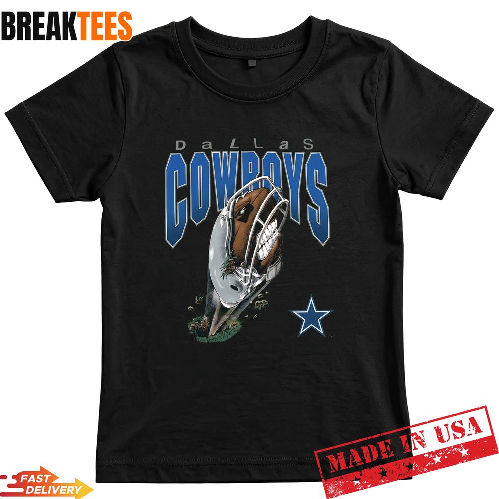 Dallas Football Helmet Graphic T-Shirt