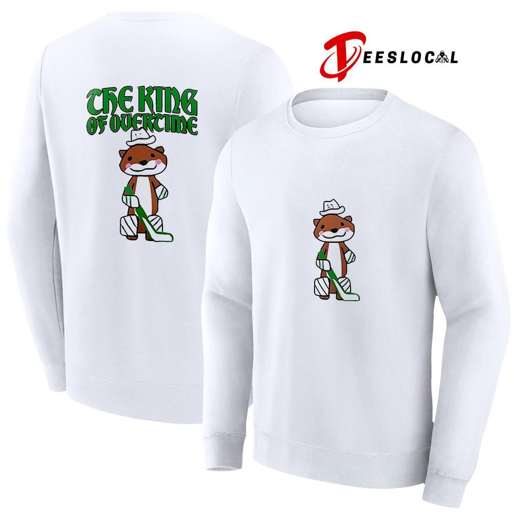 Dallas Stars Thomas Harley otter the king of overtime hockey mascot shirt