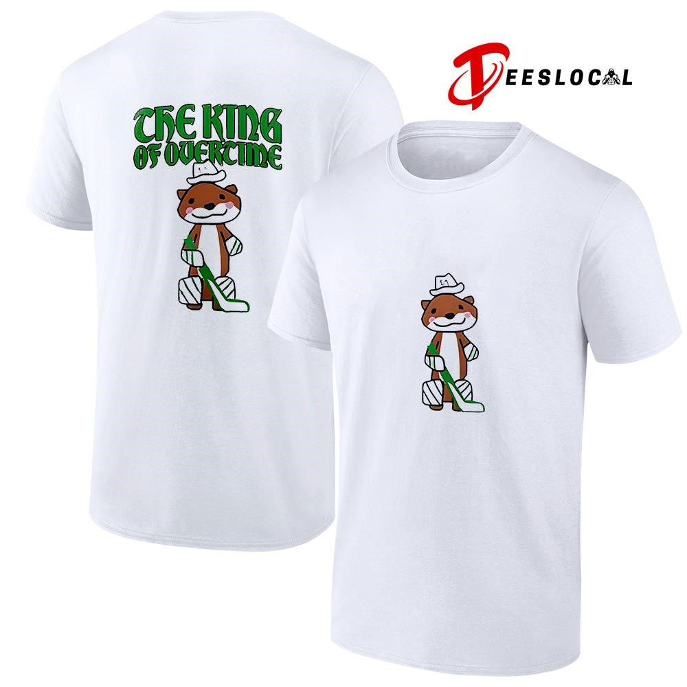 Dallas Stars Thomas Harley otter the king of overtime hockey mascot shirt