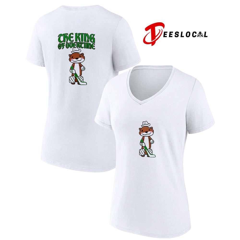 Dallas Stars Thomas Harley otter the king of overtime hockey mascot shirt
