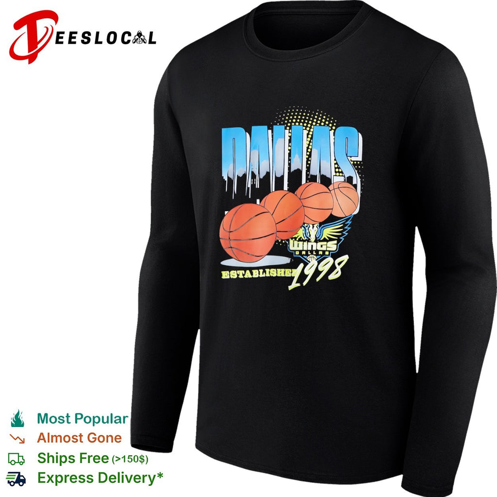 Dallas Wings Established 1998 basketball team shirt