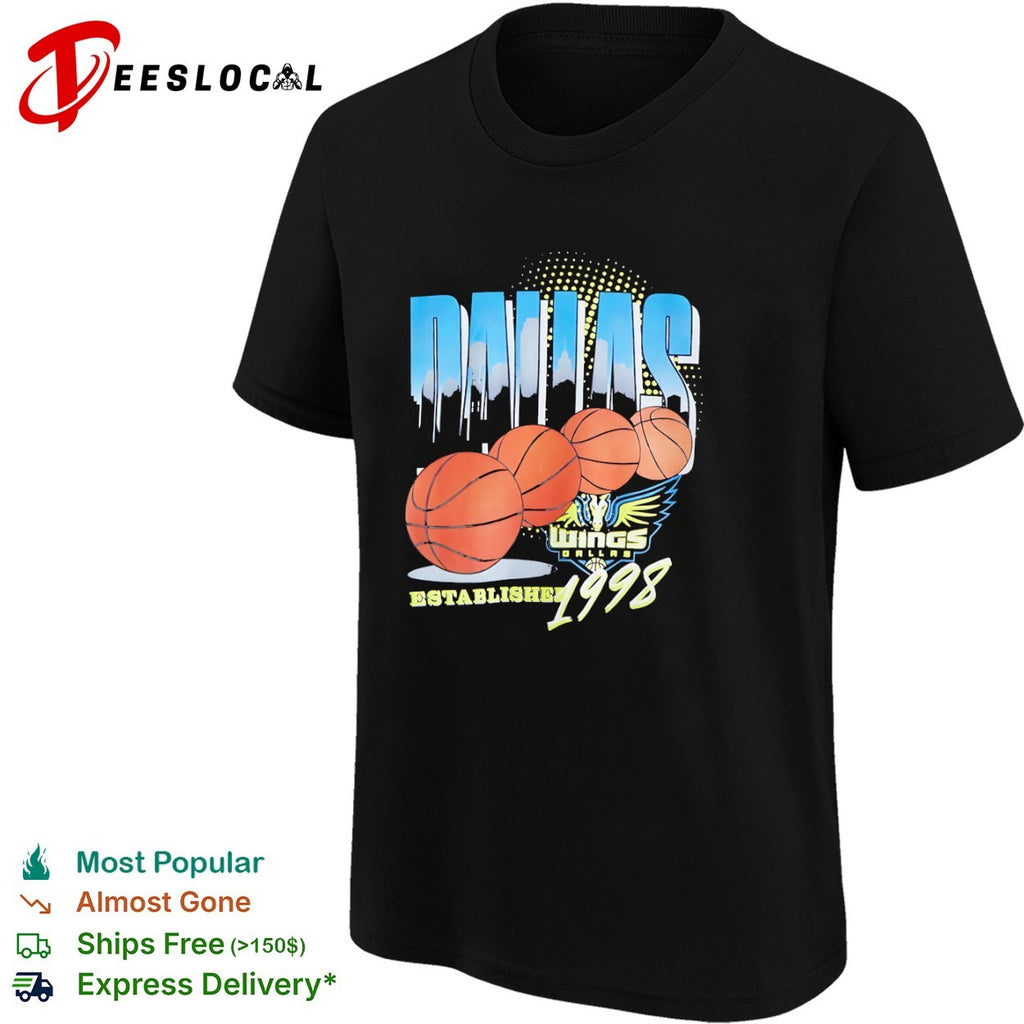 Dallas Wings Established 1998 basketball team shirt