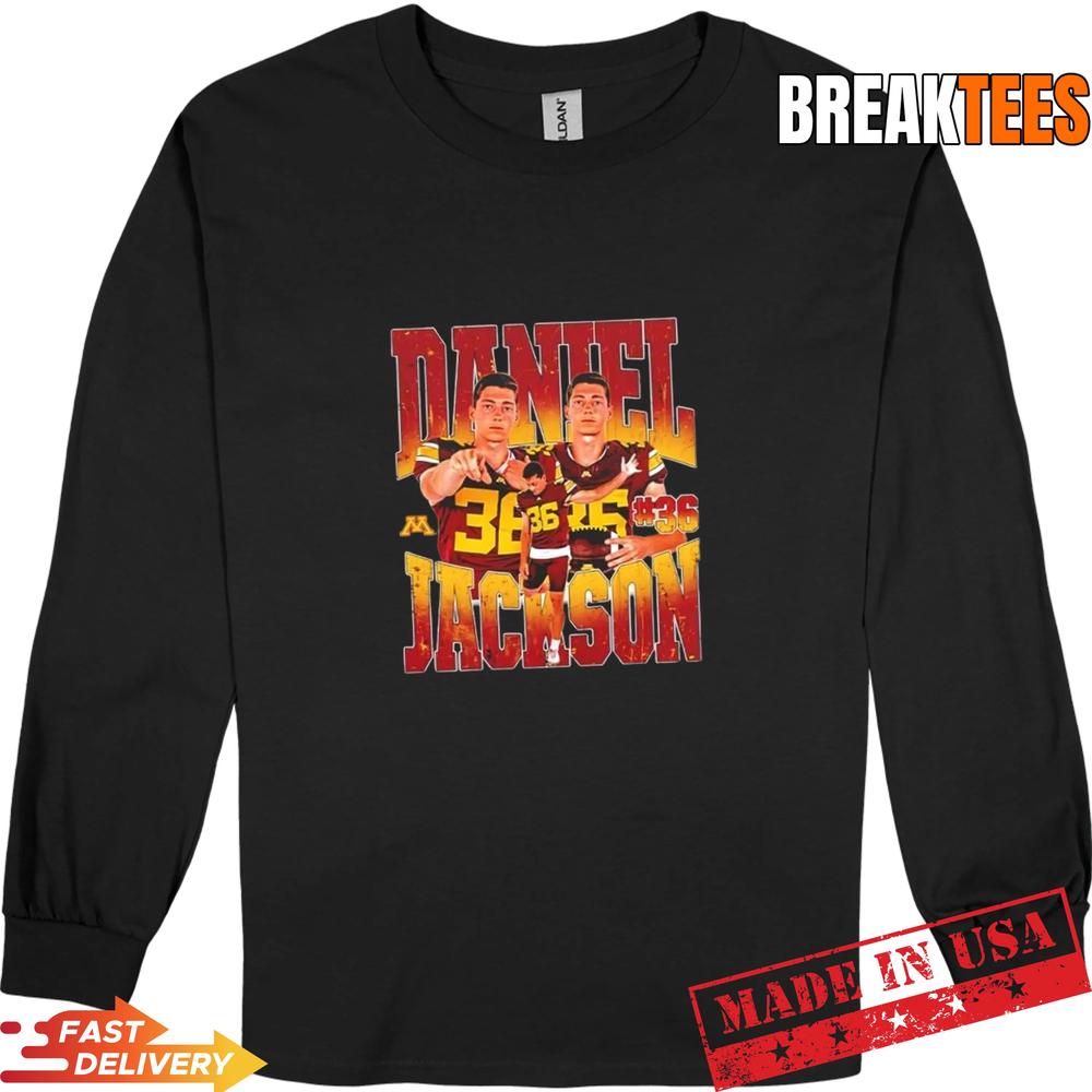 Daniel Jackson Minnesota Golden Gophers Player Collage T-Shirt