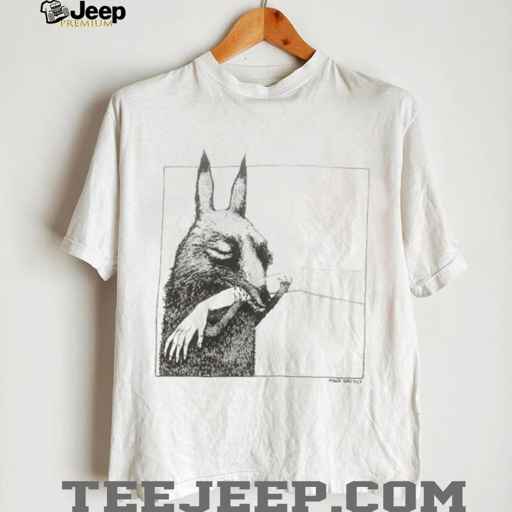 Dark Fantasy Art Rabbit Holding Human Hand T Shirt