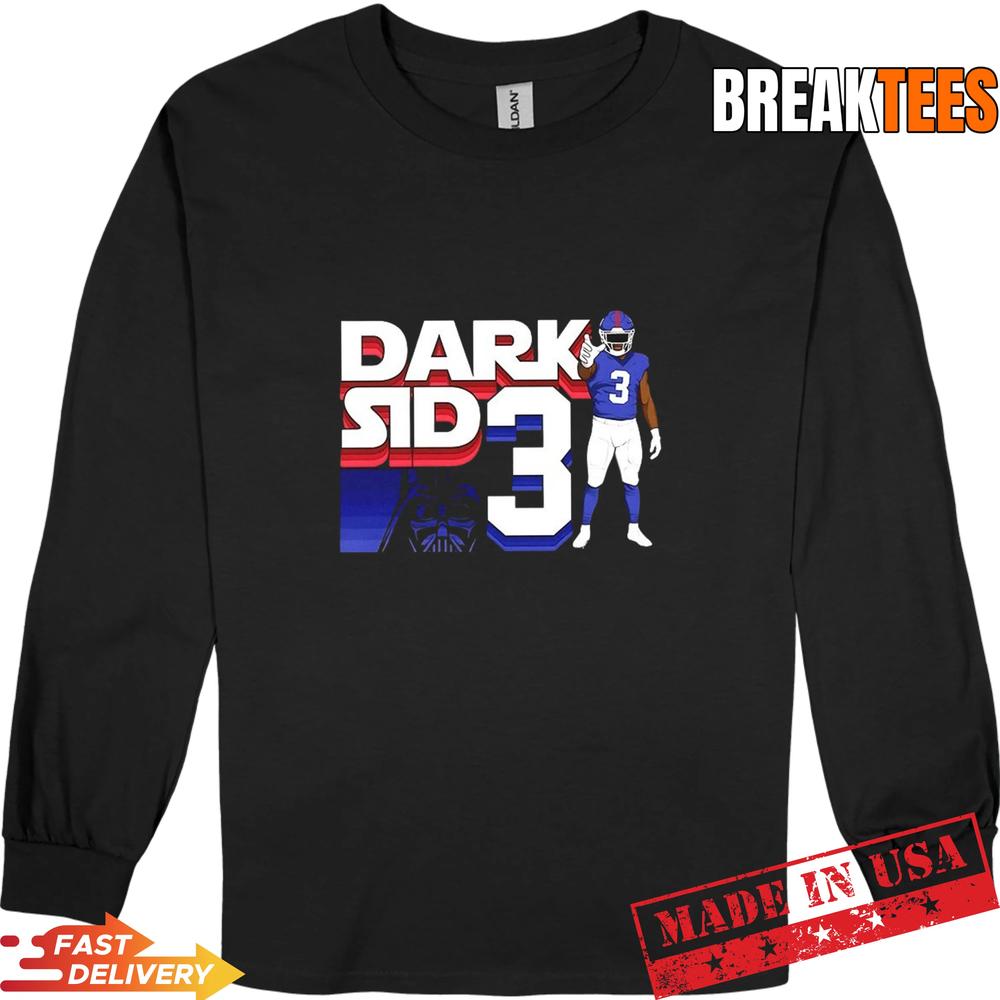Dark Sid3 New York Giants Football T-Shirt