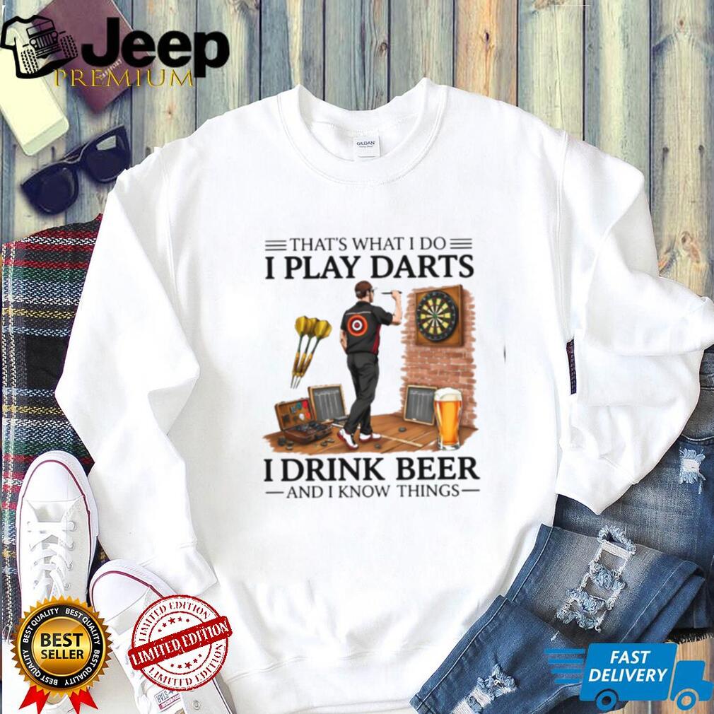 Darts Player Never Underestimate Beer Drinker Shirt