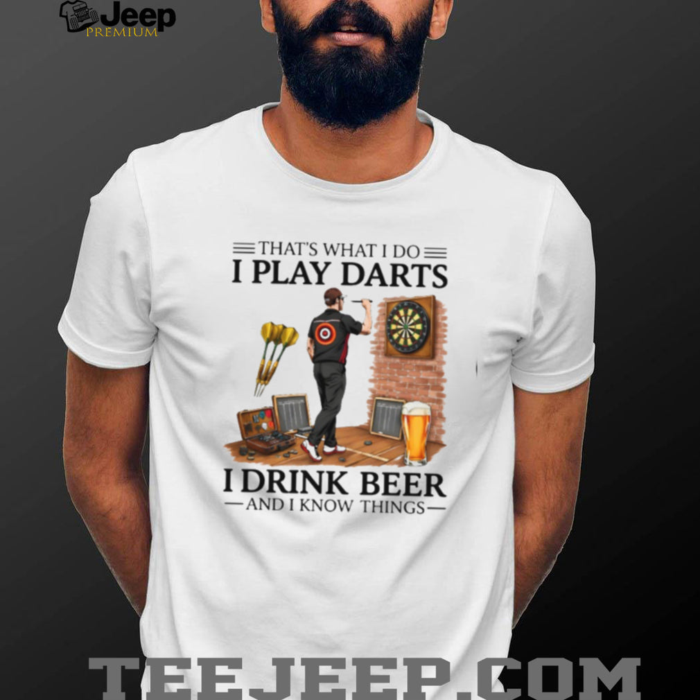 Darts Player Never Underestimate Beer Drinker Shirt
