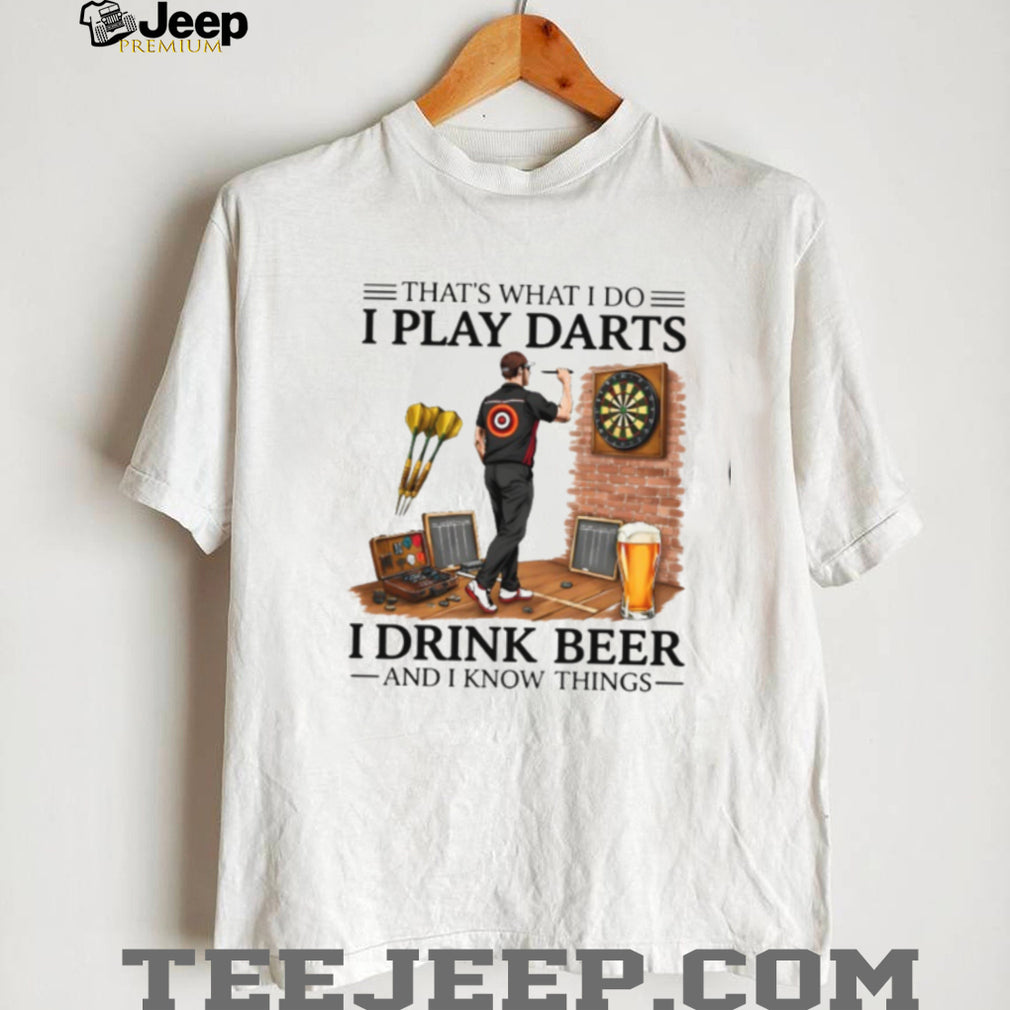Darts Player Never Underestimate Beer Drinker Shirt