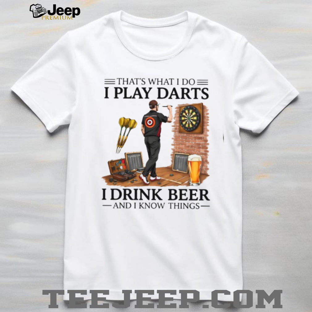 Darts Player Never Underestimate Beer Drinker Shirt