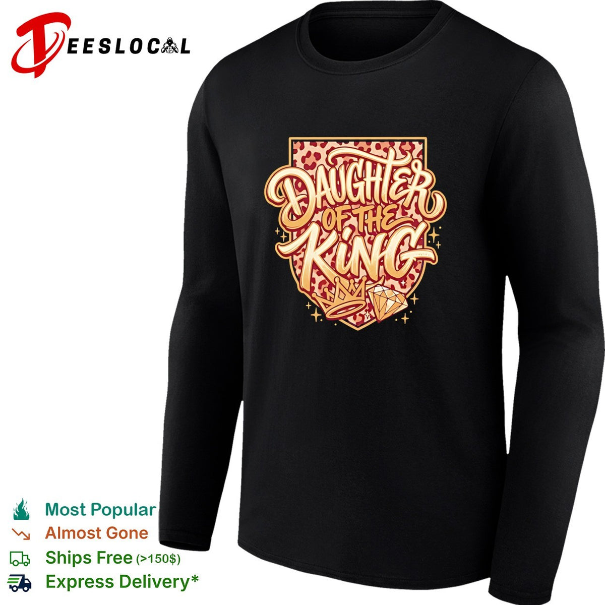 Daughther of the king diamond graphic shirt