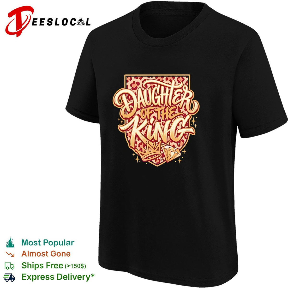 Daughther of the king diamond graphic shirt