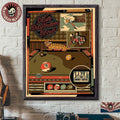 Dave Matthews Band Austin Texas 2026 Venue Poster At The Moody Center On May 11 2026 The Billiard Pool Table Art Poster Canvas