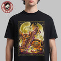 Dave Matthews Band Raleigh North Carolina 2026 Gig Poster At Coastal Credit Union Music Park On June 5 2026 T-Shirt