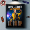 David Lee Roth Live In Concert 2026 Norrth America Schedule Dates Home Decor Poster Canvas