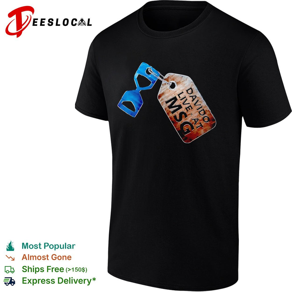 Davido Live at MSG Hourglass Pendant shirt