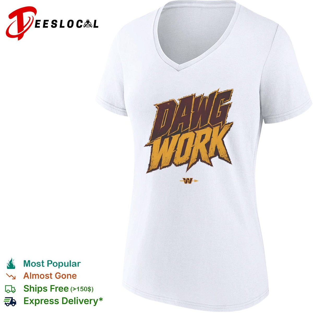 Dawg Work Washington Commanders National Football League Team shirt