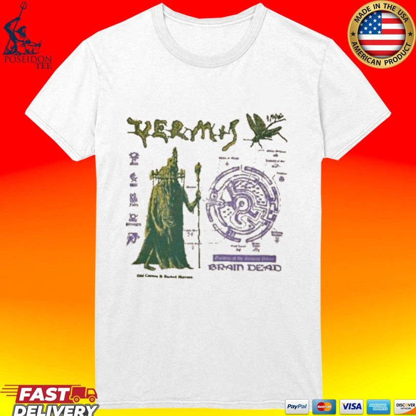 Brain Dead Fantasy Games Vermis Old Curses T-shirt