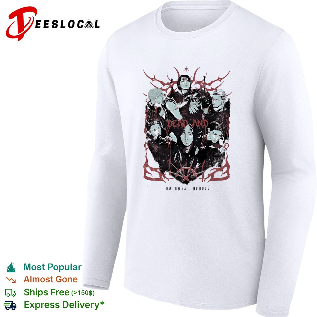 Dead and Ordinary Heroes Ateez Kpop Group Members Kpop Music shirt