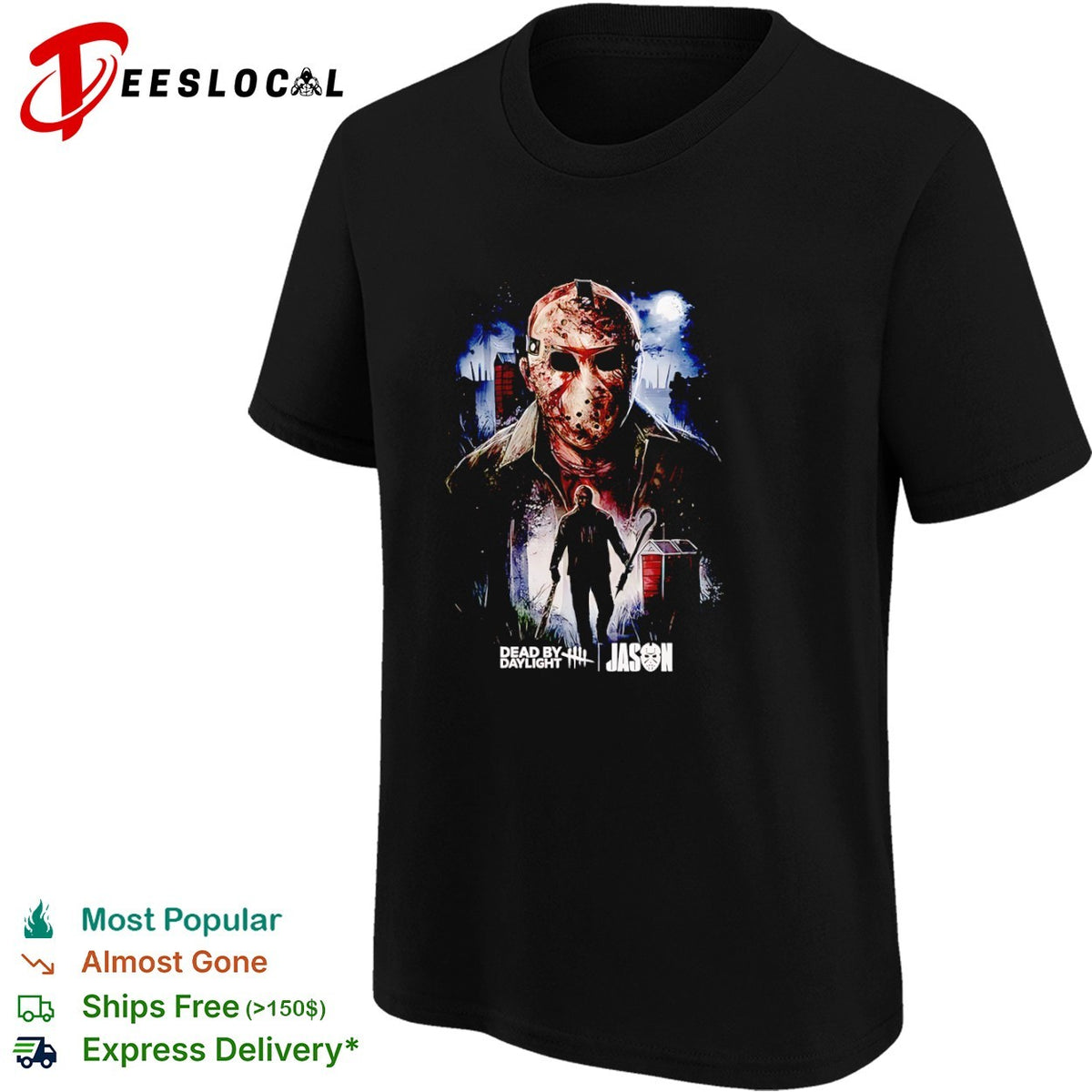 Dead by Daylight Jason Voorhees Friday the 13th Horror Movie shirt