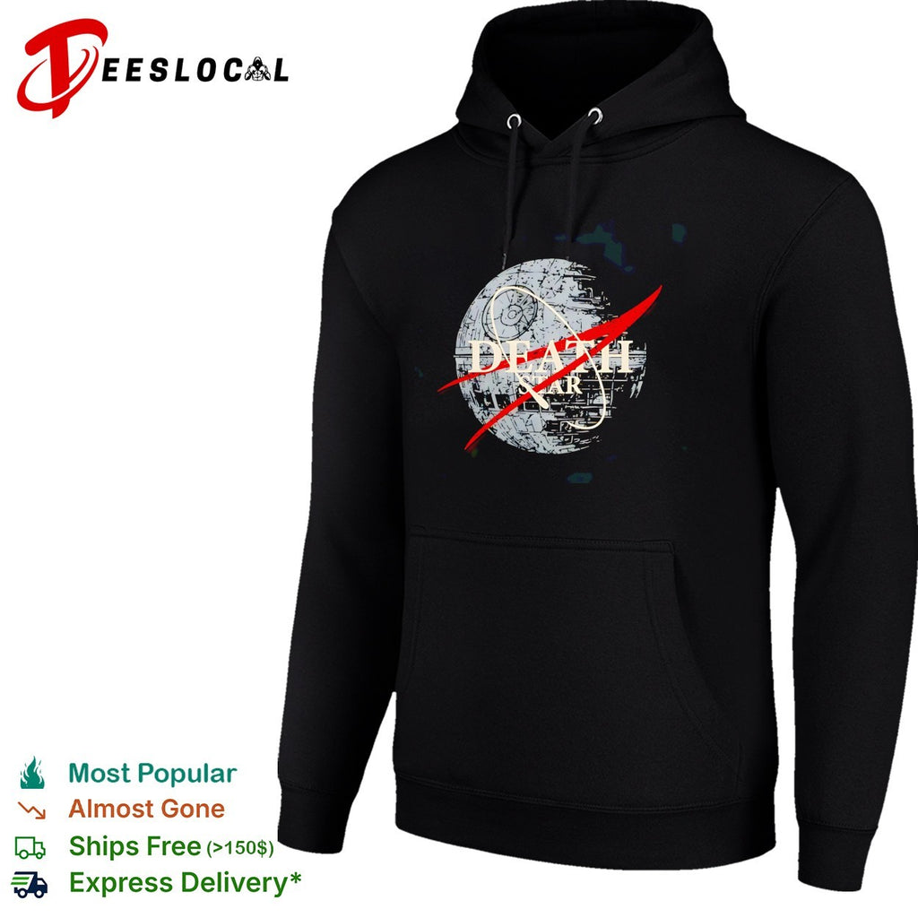 Death Star sci-fi NASA logo parody shirt