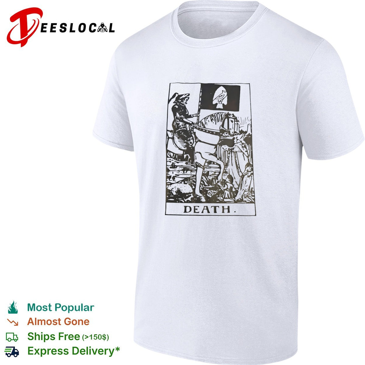 Death Tarot Card Parody shirt